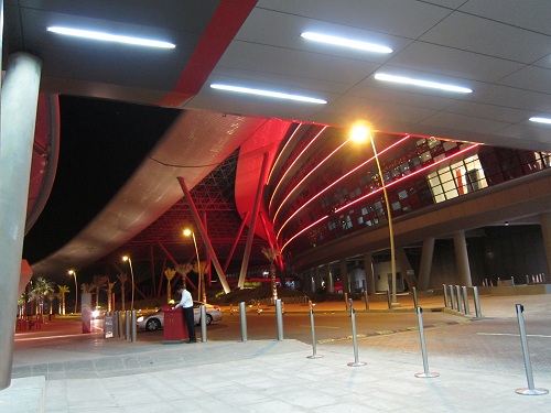 フェラーリ・ワールド・アブダビの入り口